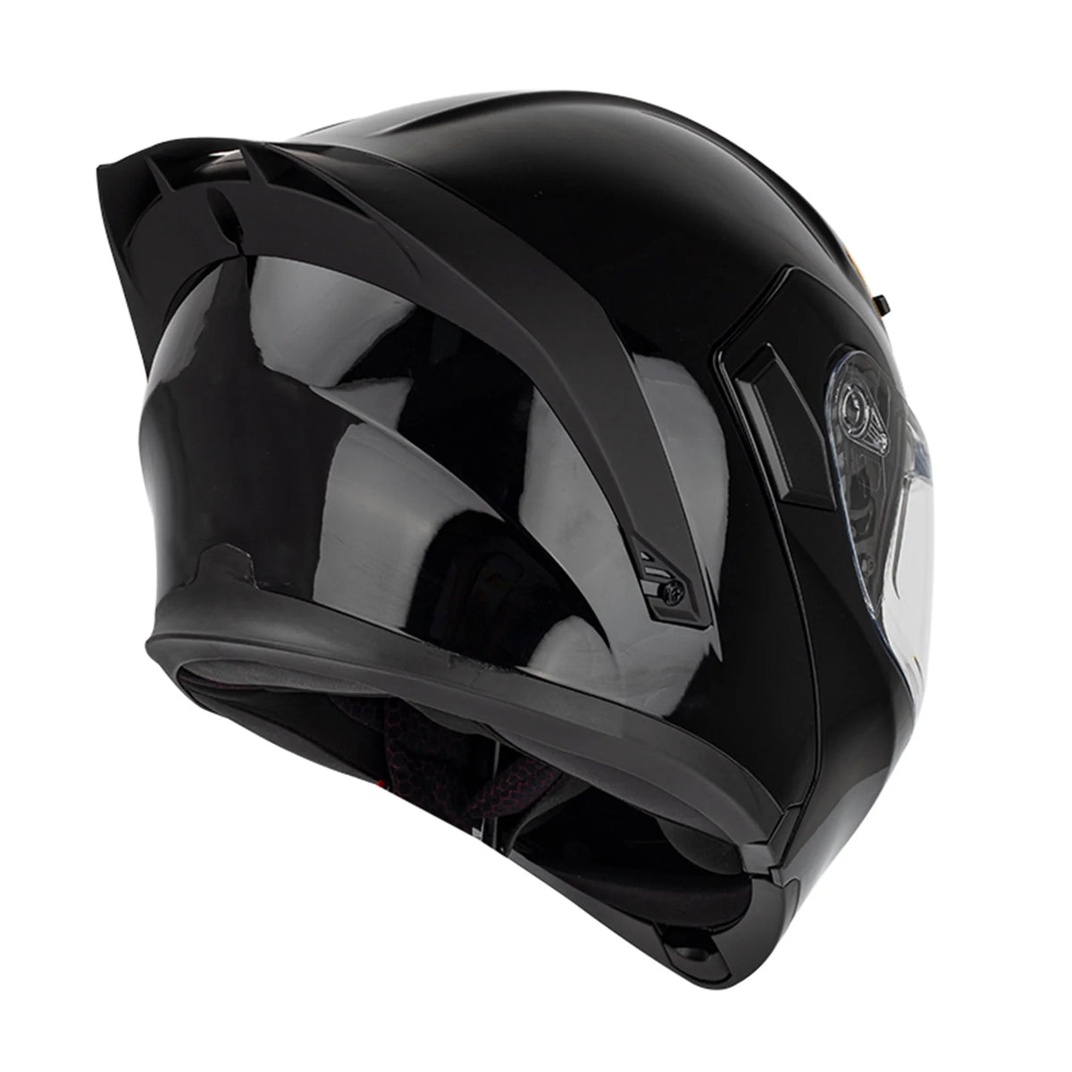Dual Visor Flip Full Face Motorcycle Helmet with Built-in Sunglasses X5236