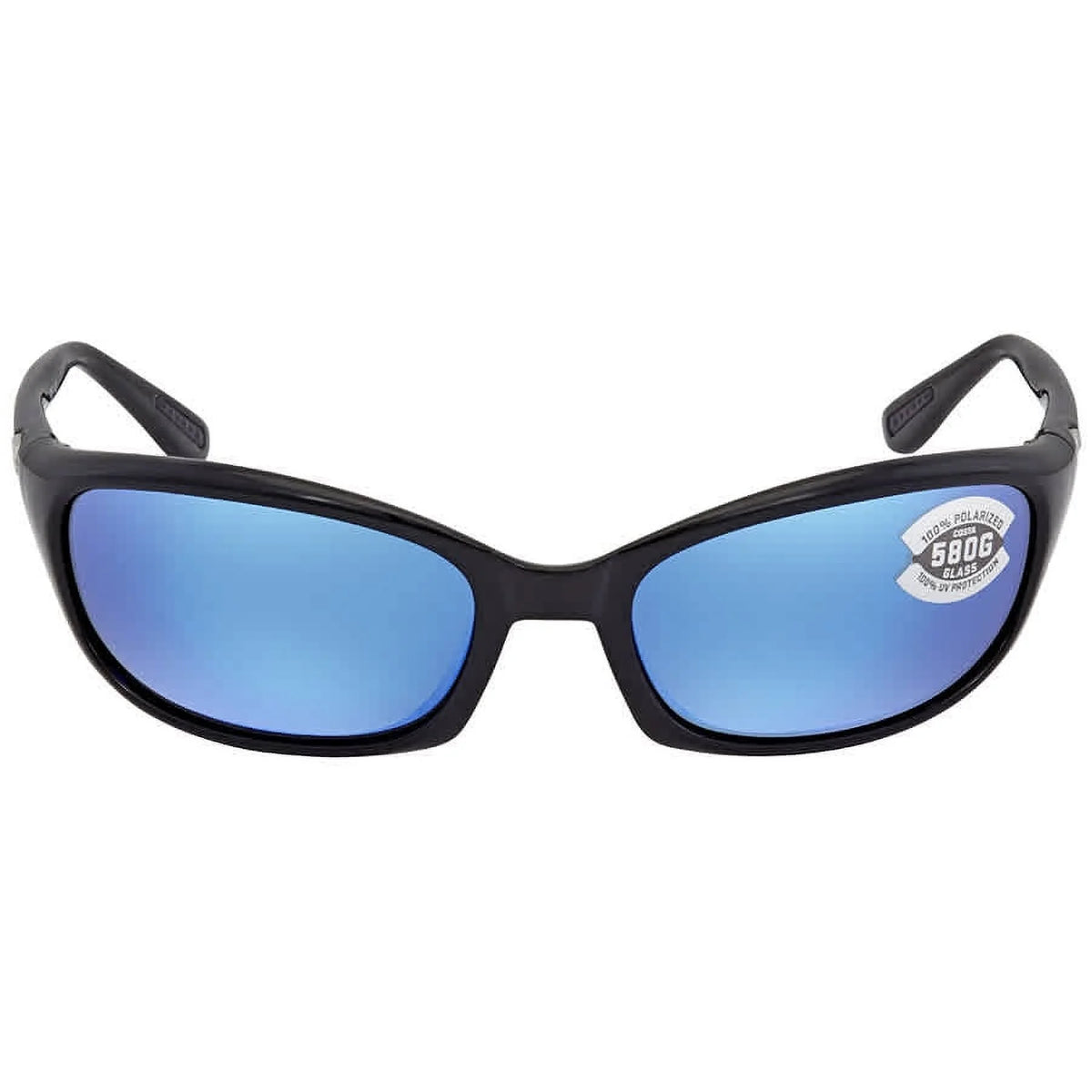 Shiny Black Blue Sunglasses T182460