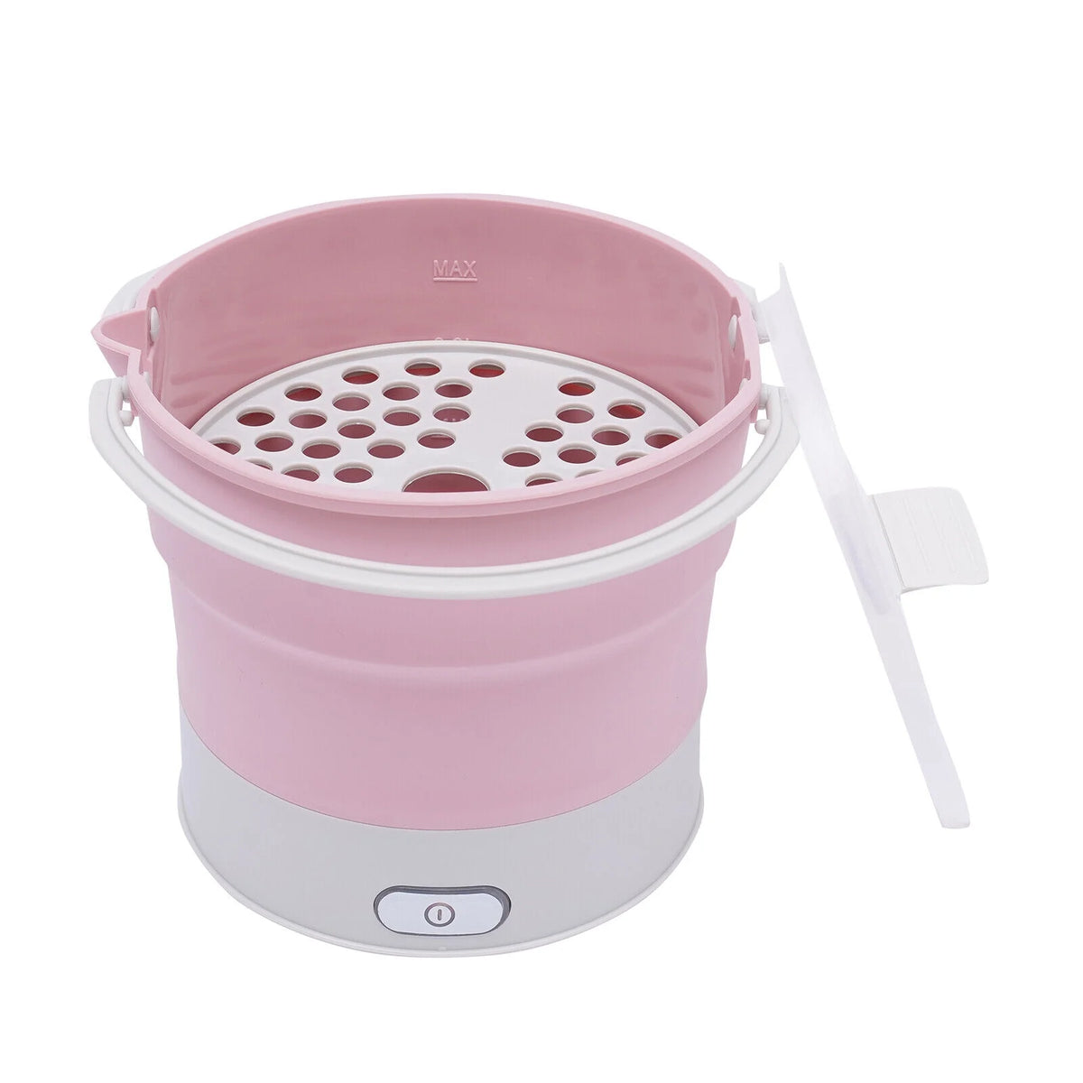 Mini Folding Electric Hot Pot Cooker Travel Pot Dual Voltage 100V-240V A94339