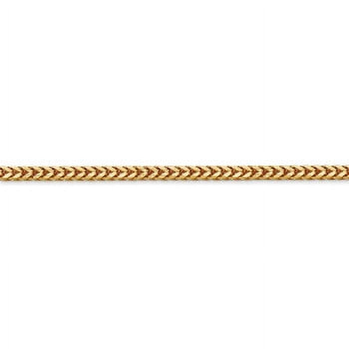14k Yellow Gold 2.5mm Franco Chain Necklace Z7360