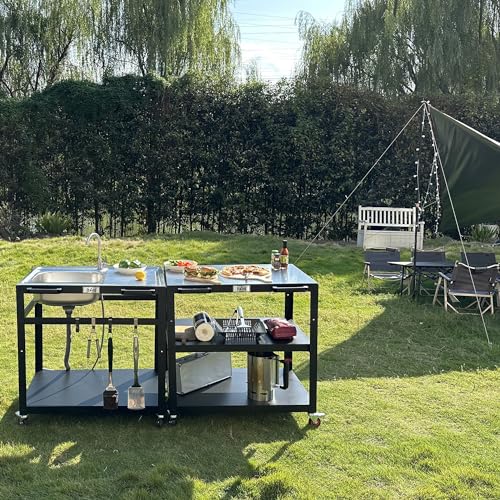 Outdoor Grill Cart with Sink R60341