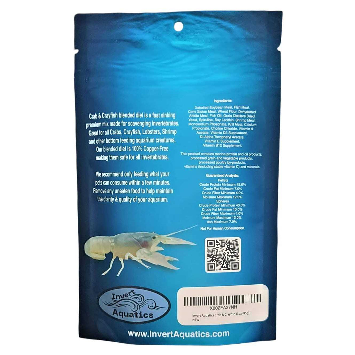 Crab & Crayfish Sinking Blended Diet O818