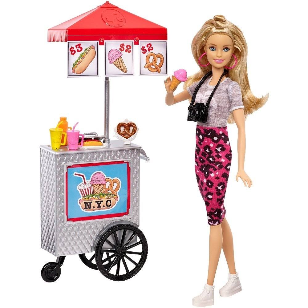 Pink Hot Dog Stand Playset F733606