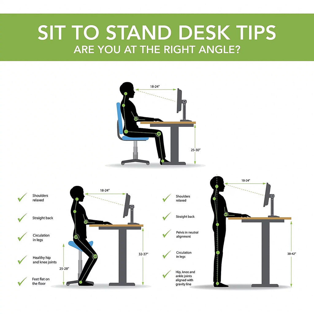 Adjustable Desk in Platinum Gray H878