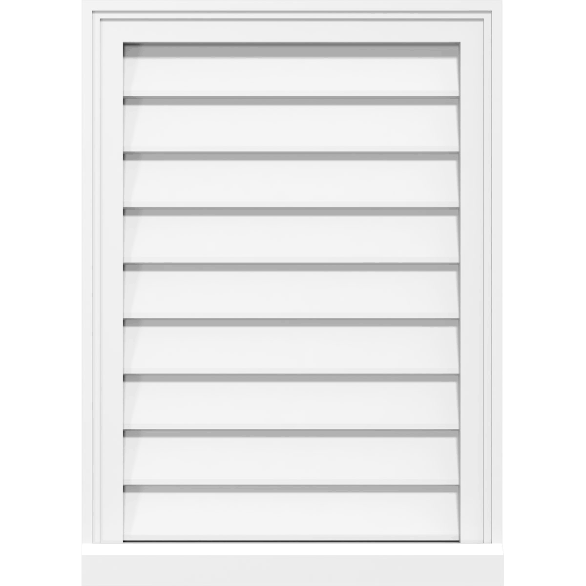 PVC Gable Vent with Brickmould Q64129