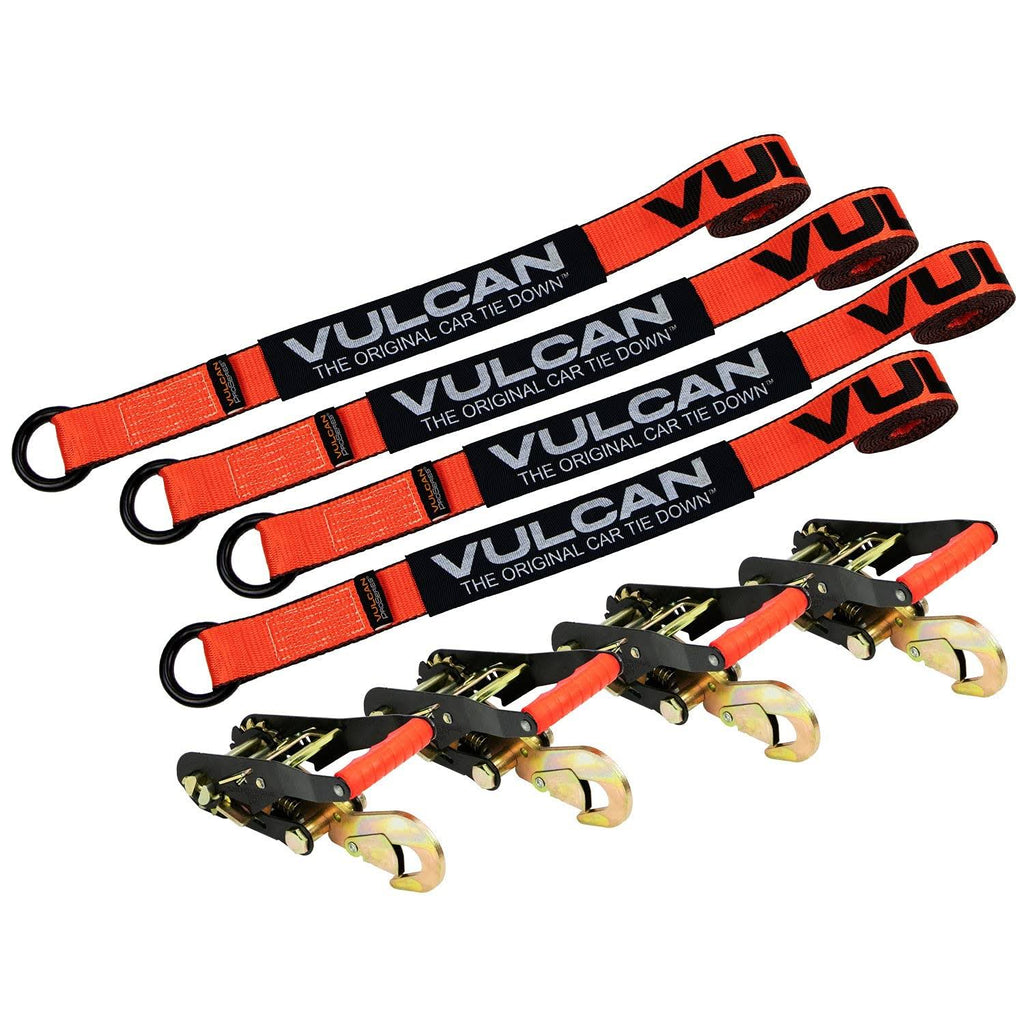 Tie Down Kit with Snap Hook Ratchets, 4 Pack I82651