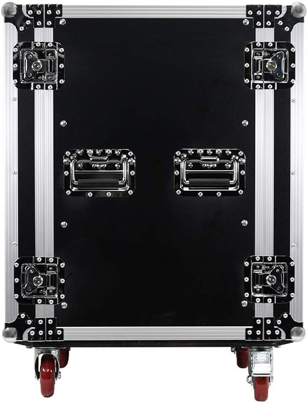 16 Space Pro Audio DJ Road Rack Case with Casters Z5162
