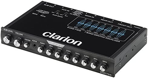 7-Band Car Audio Graphic Equalizer, Black Q84283