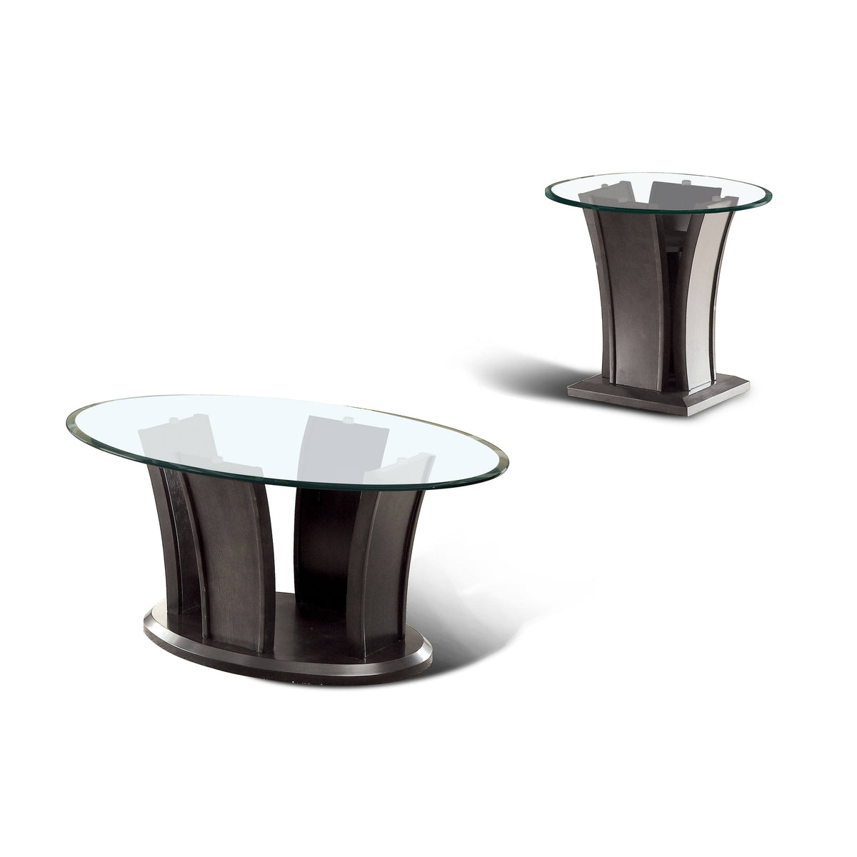 Grey 2-Piece Accent Table Set Y32790
