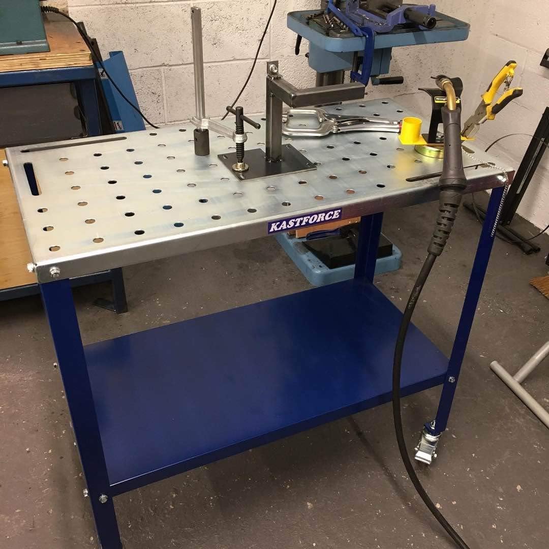 Portable Welding Table with 5/8 /16mm Holes T296996