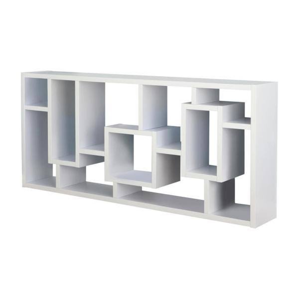 White Asymmetric Display Case L206956