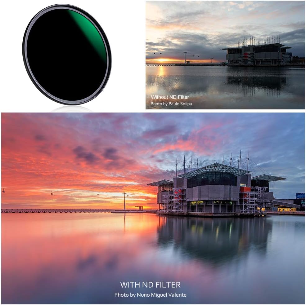 82mm Neutral Density ND8 ND64 CPL Circular Polarizer Filter Set with 24 Multi-Layer Coatings J622