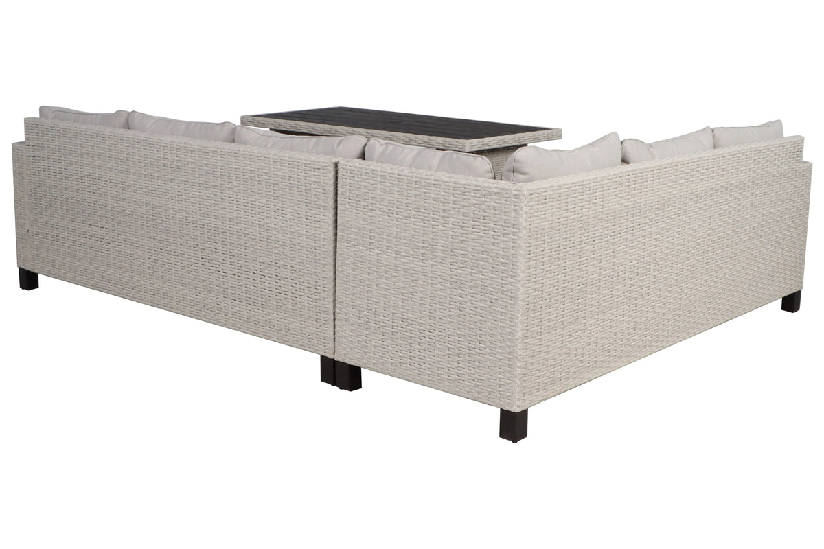 5-Piece Wicker Sectional Dining Set K42653