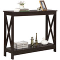 Brown 2 Tier MDF Console Table P2160