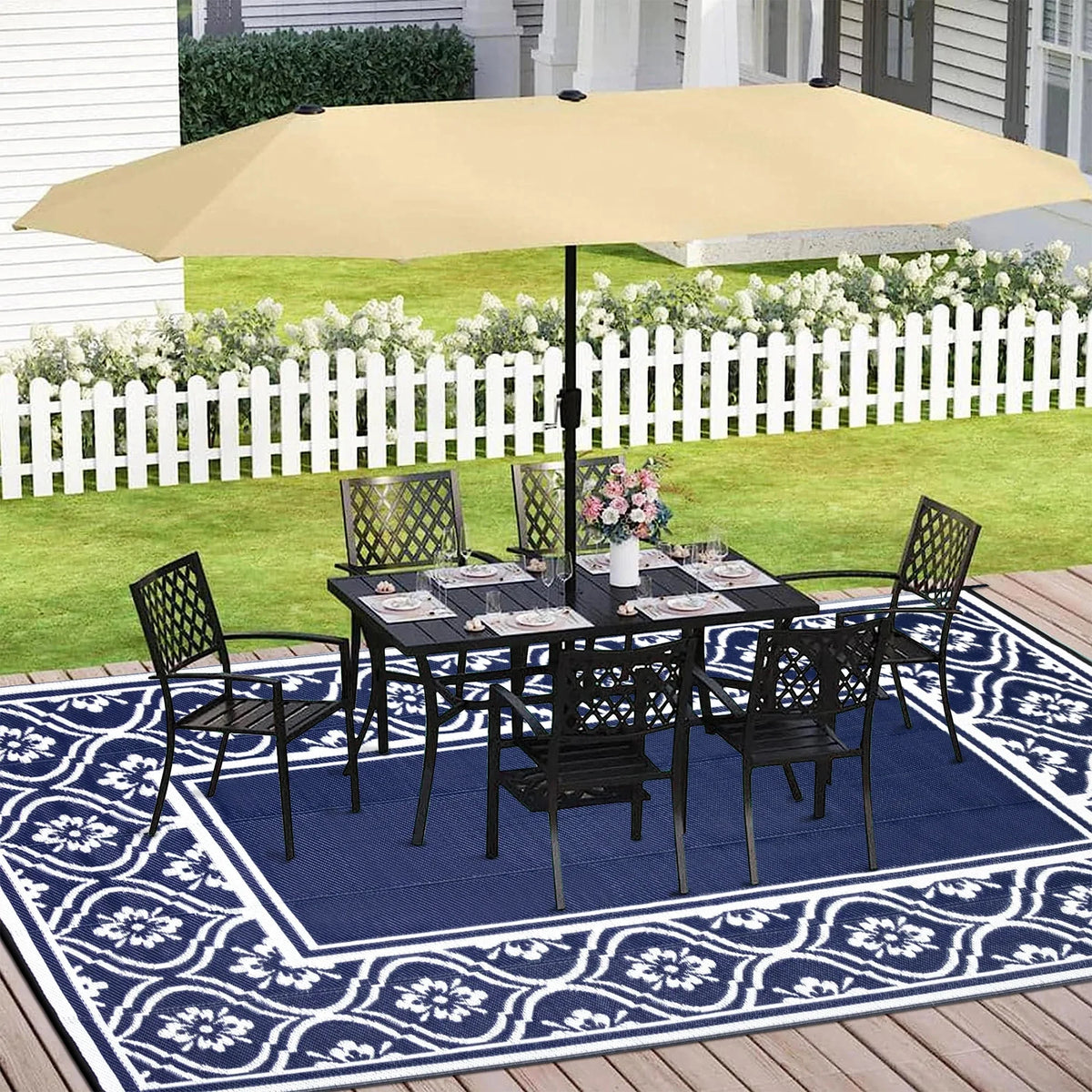 6'x9' Waterproof Outdoor Rugs I47524