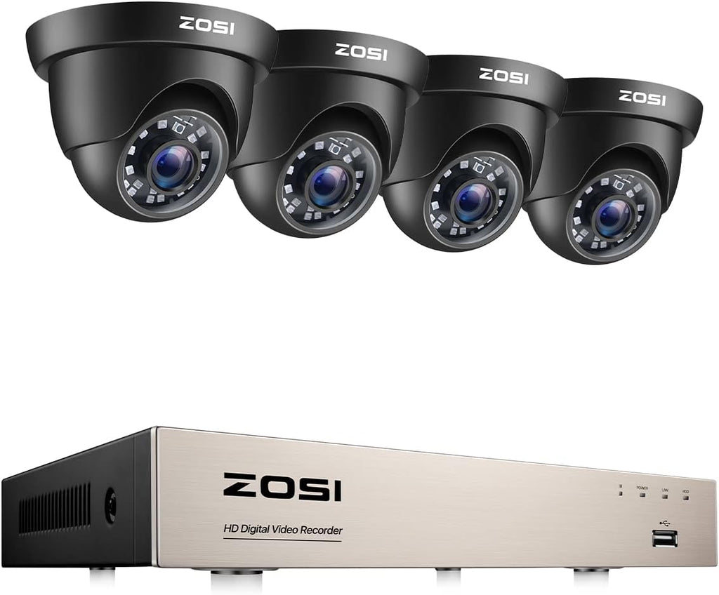 16CH 1080P Security Camera System Outdoor with 4TB Hard Drive, 16PCS Surveillance Cameras H954668