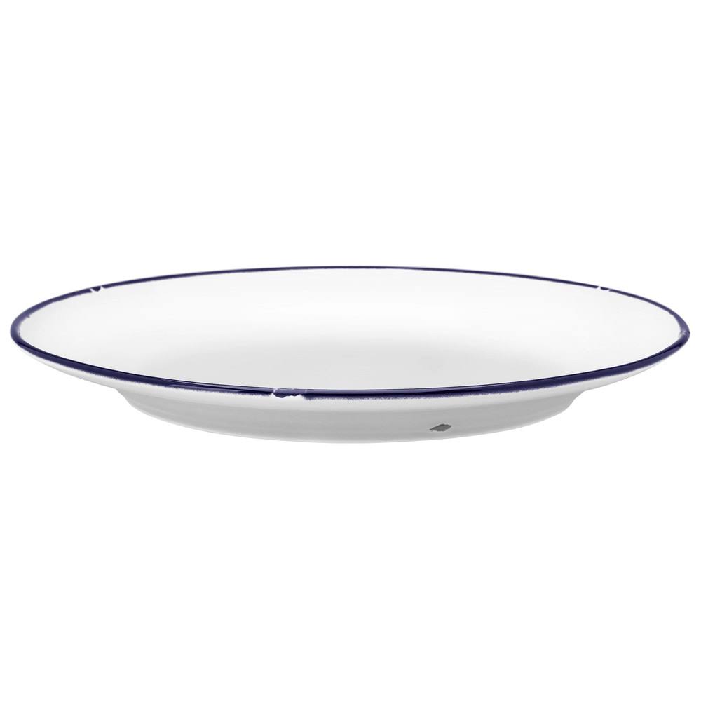 White Blue Porcelain Plate P175911