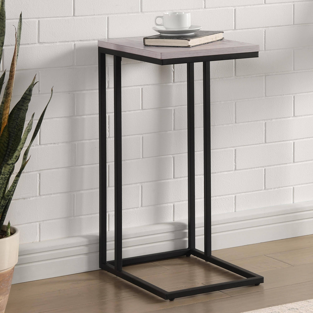 Antique White Farmhouse Side Table P99747