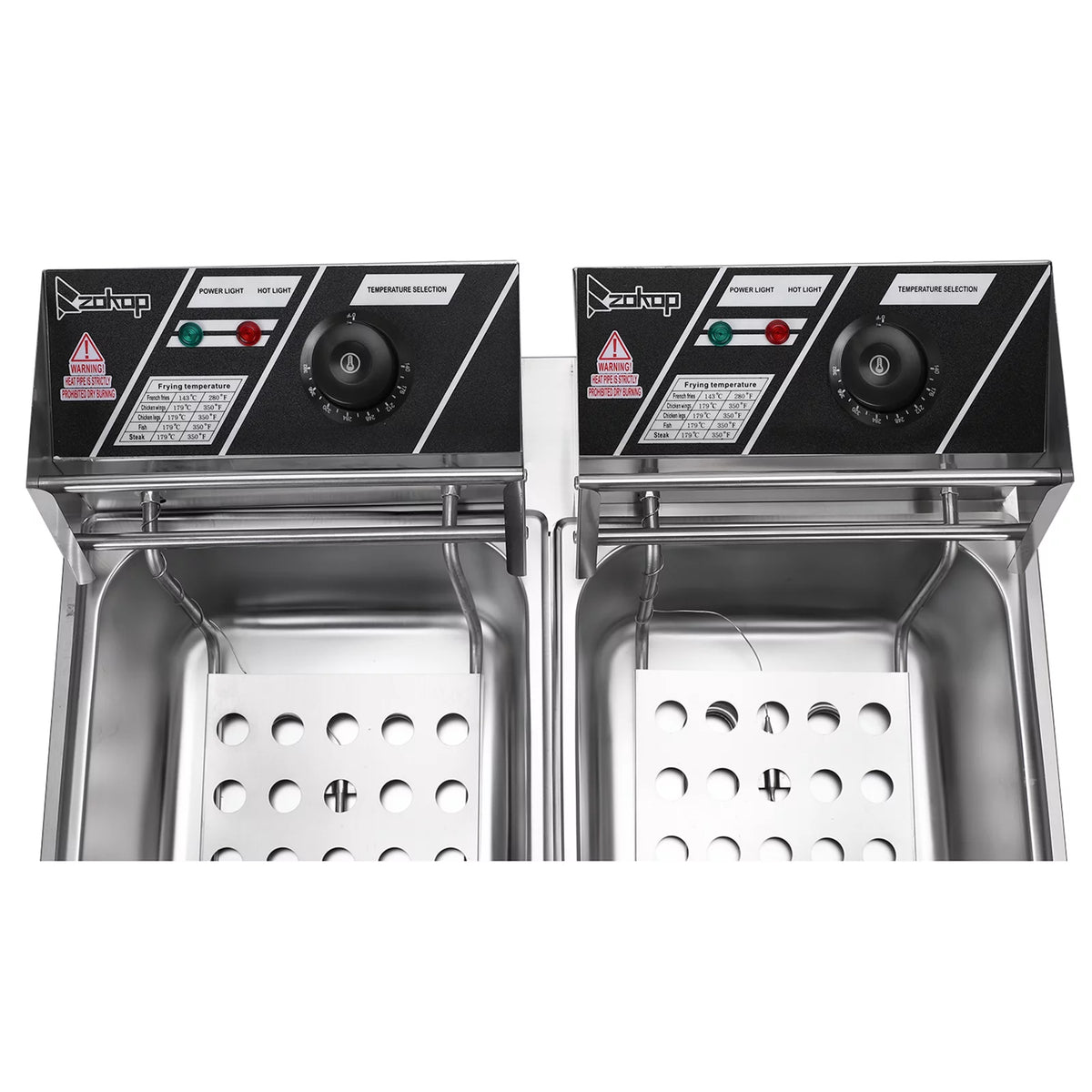 5000W 12L Stainless Steel Electric Fryer U6214