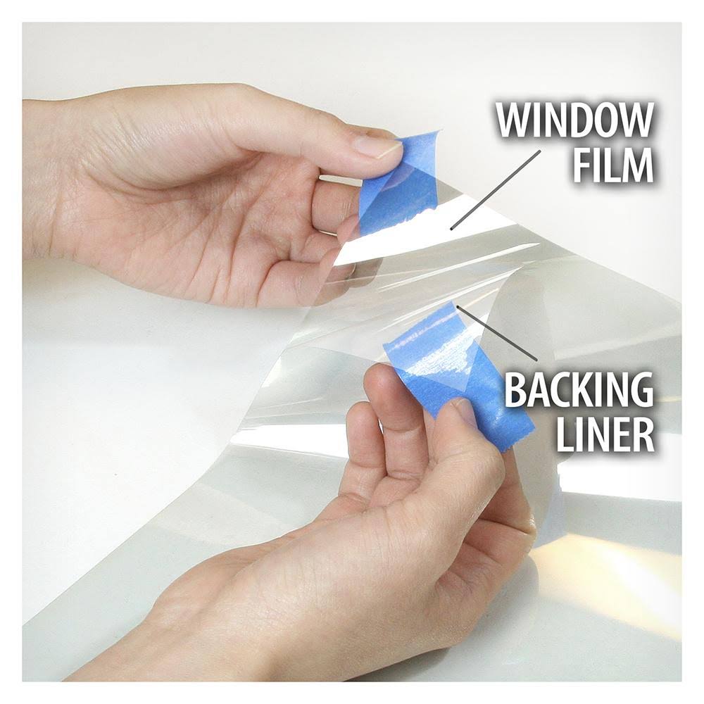 Window Film Security and Safety Clear 4 Mil (30in x 25ft) T742718