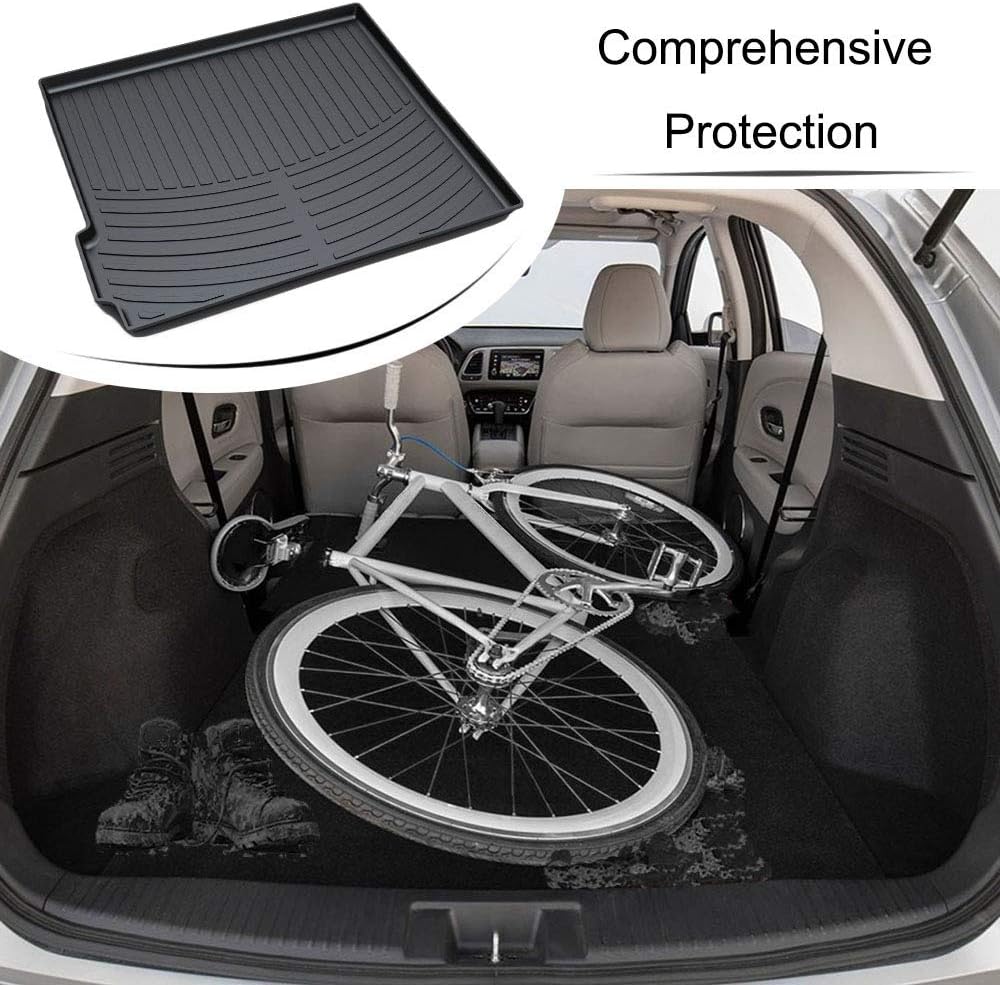 Black Cargo Liner Trunk Mat Tray Pack of 2 X22567