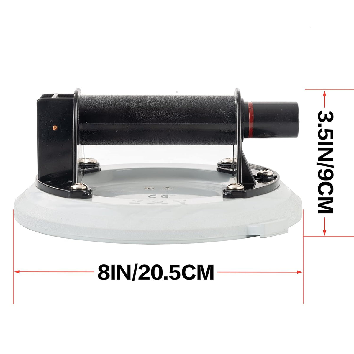 8 Glass Suction Cup with Handle and Pump O2829