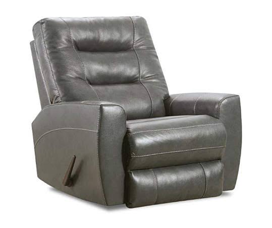 Leather Match Swivel Glider Recliner C36868