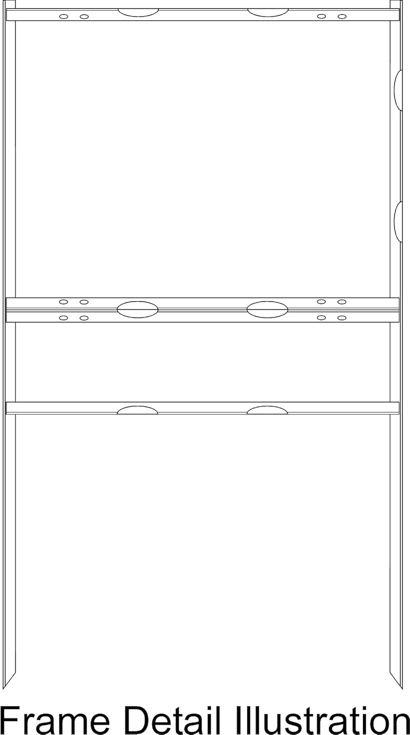 18 x 24 Metal H-Frame Yard Sign with Rider, Black (Pack of 3) P327249
