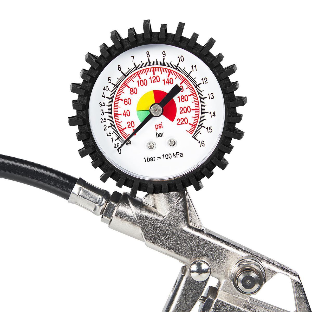 Pistol Grip Tire Inflator with Dial Gauge Y4928