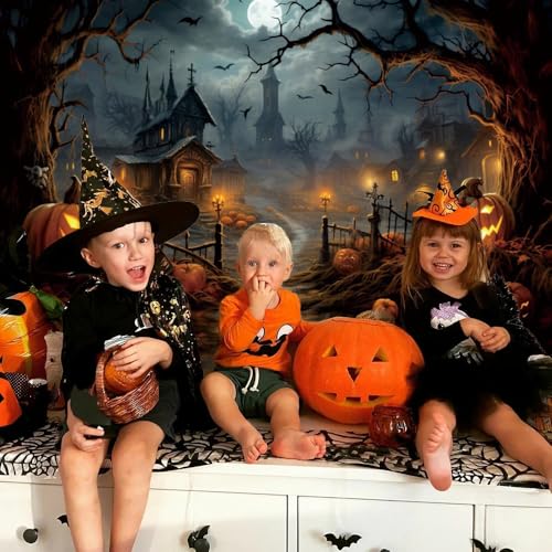 10x8ft Vinyl Halloween Backdrop E732517
