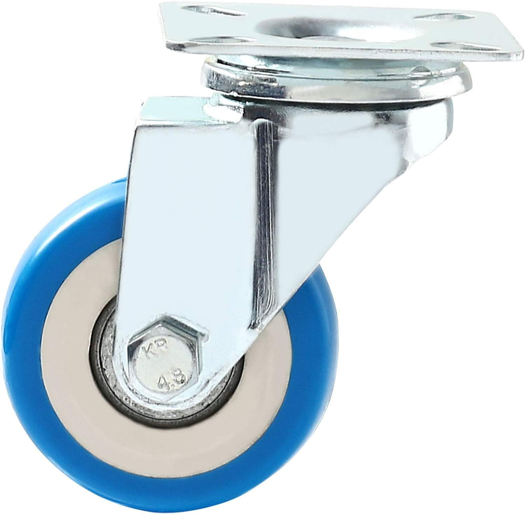 50 Pack Swivel Plate Polyurethane Wheels A66236