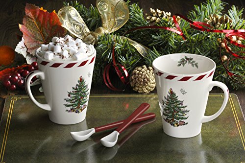 14oz Mug & Spoon Set (4-Piece) Earthenware N559