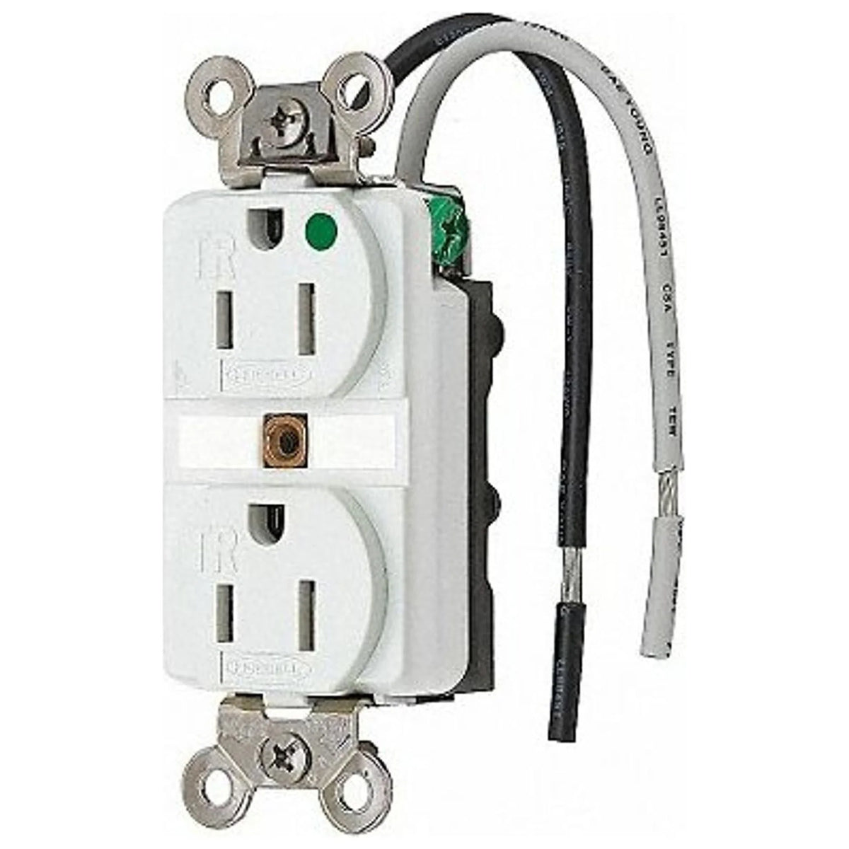 White 15 A Receptacle R204235
