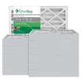 Silver MERV 8 14x20x4 Pleated AC Furnace Air Filter, Pack of 12 C4596