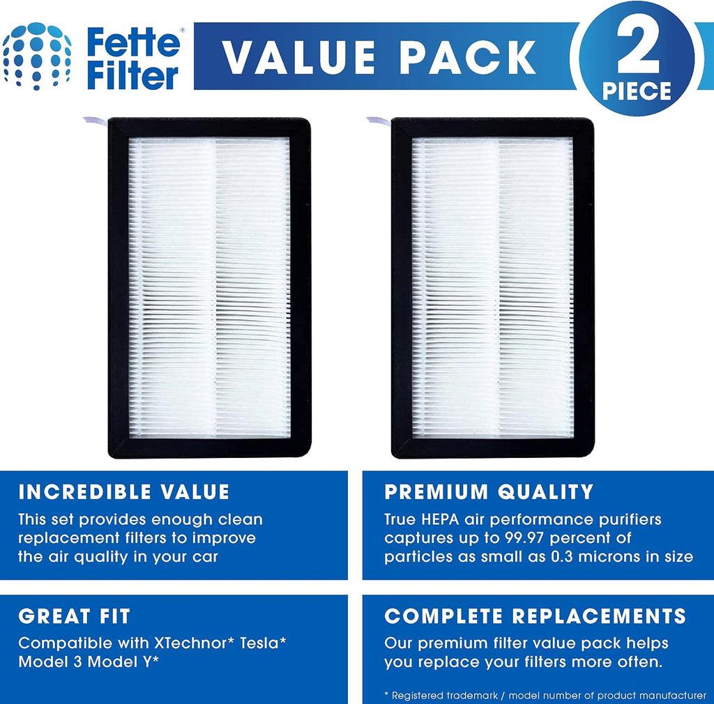 True Hepa Activated Carbon Cabin Air Filter Pack of 2 R790304