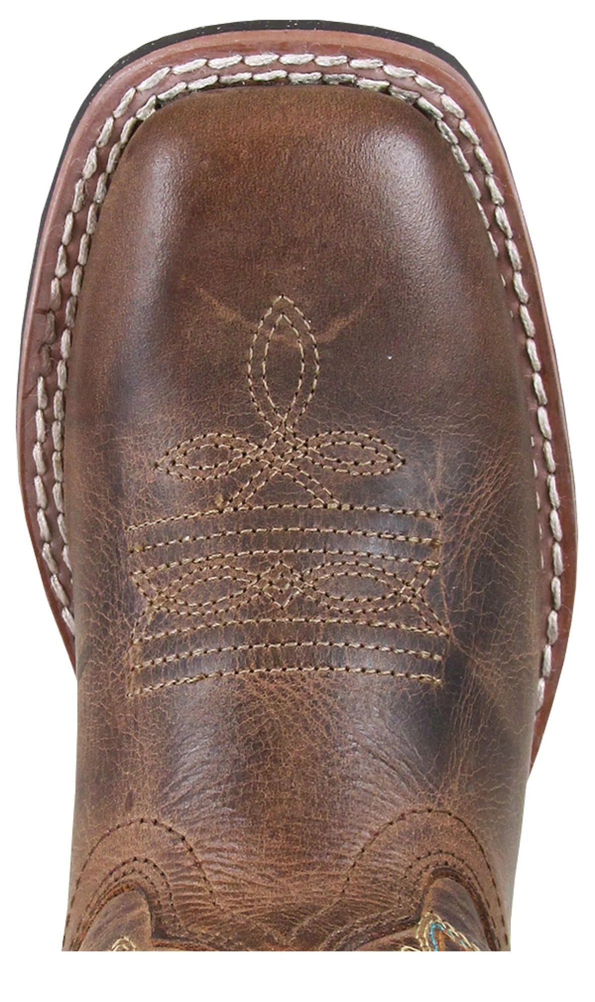 Brown Waxed Distress Cowboy Boots T307922