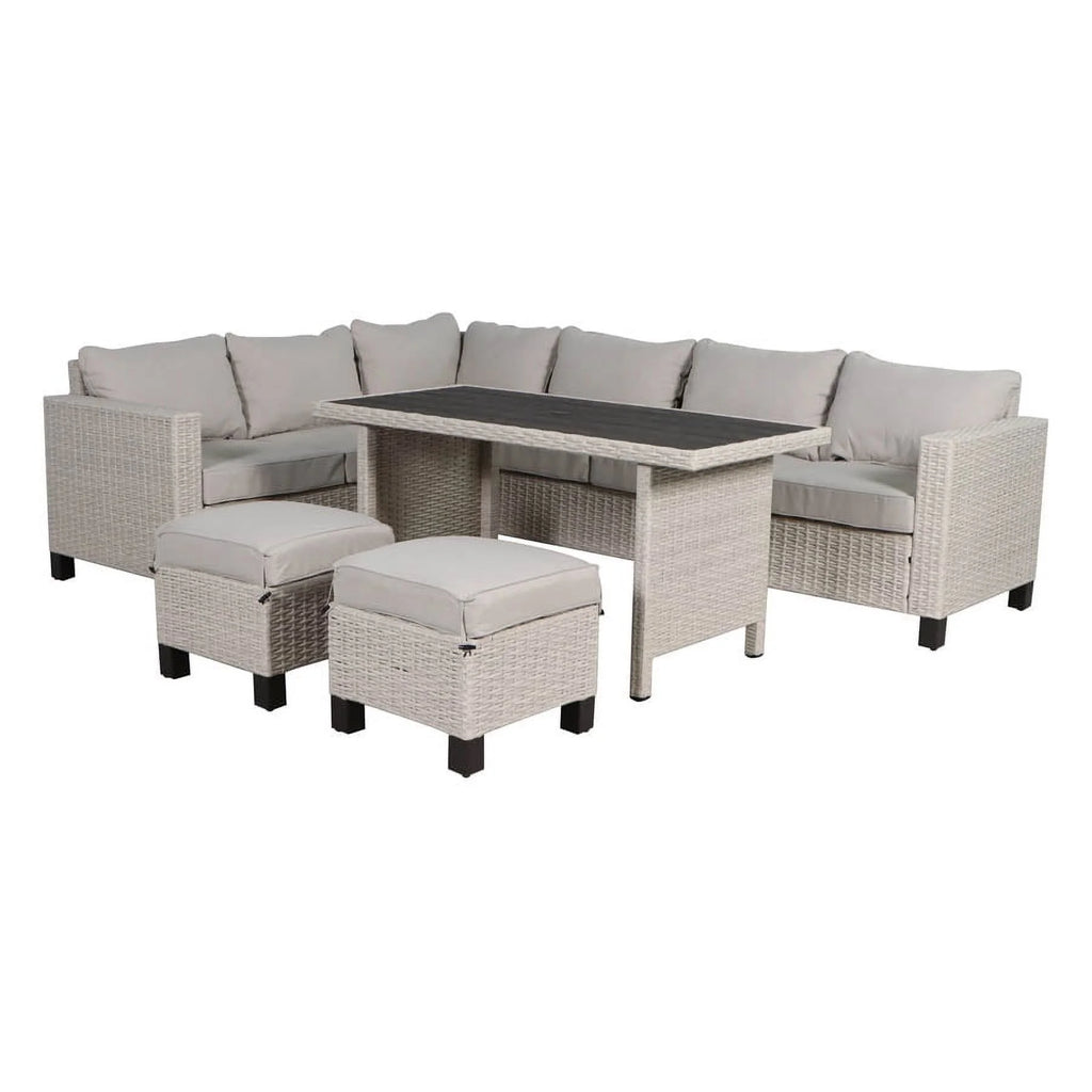 5-Piece Wicker Sectional Dining Set K42653