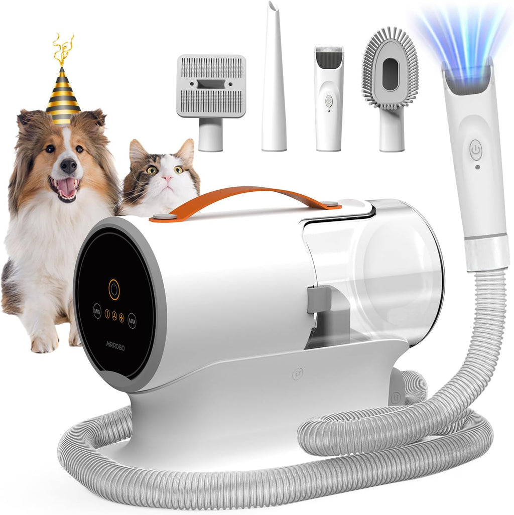 Dog Grooming Vacuum with 5 Pet Grooming Tools O15215