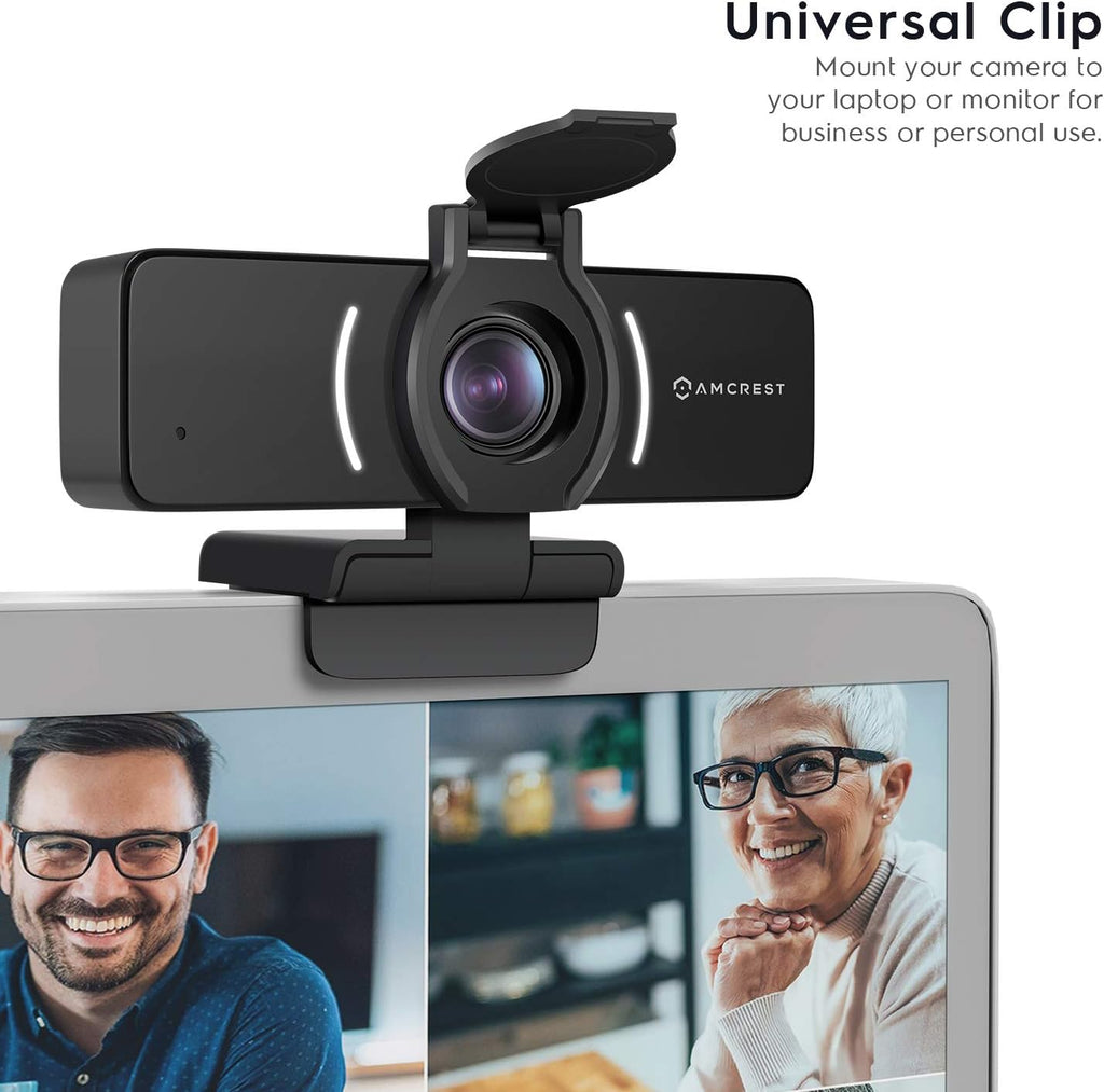 1080P Webcam with Microphone & Privacy Cover, USB Camera, Wide Angle Lens S259739