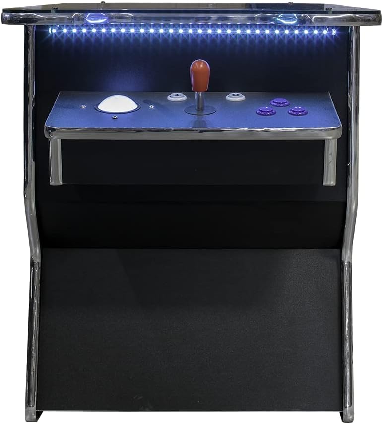 Cocktail Arcade Machine 516 Games in 1 2 Player 26-Inch Screen with 2 Bar Stools F514