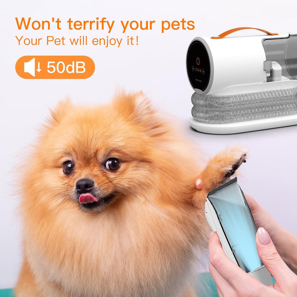 Dog Grooming Vacuum with 5 Pet Grooming Tools O15215