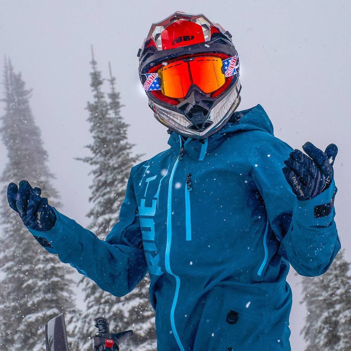 Kingpin Goggles (Teal/Maroon) I68703
