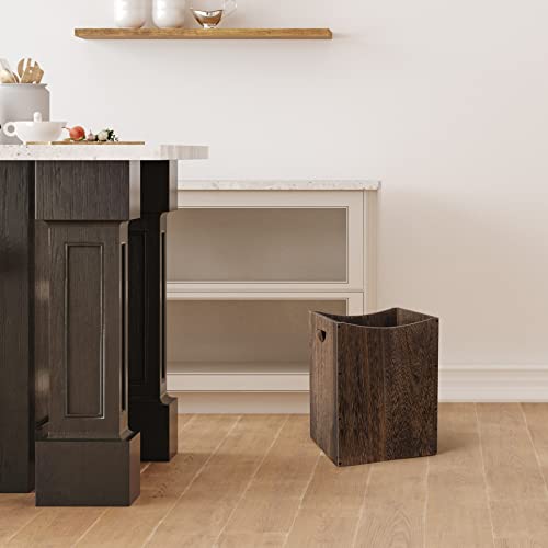 Wood 9.5 Gallon Trash Can F5209