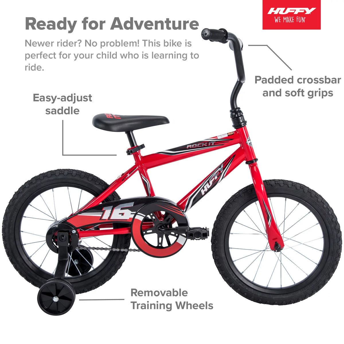 16 in. Red Kids Bike U225865
