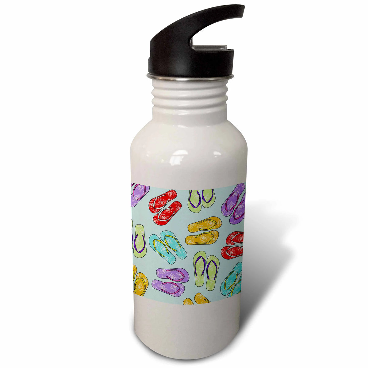 Blue Background 21 oz Sports Water Bottle M7216