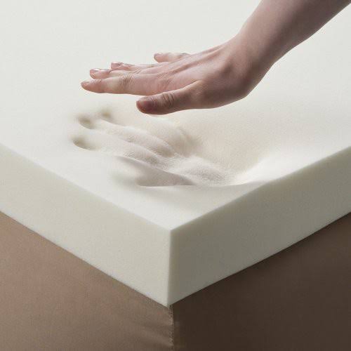 White Full 3" Memory Foam Topper O885890