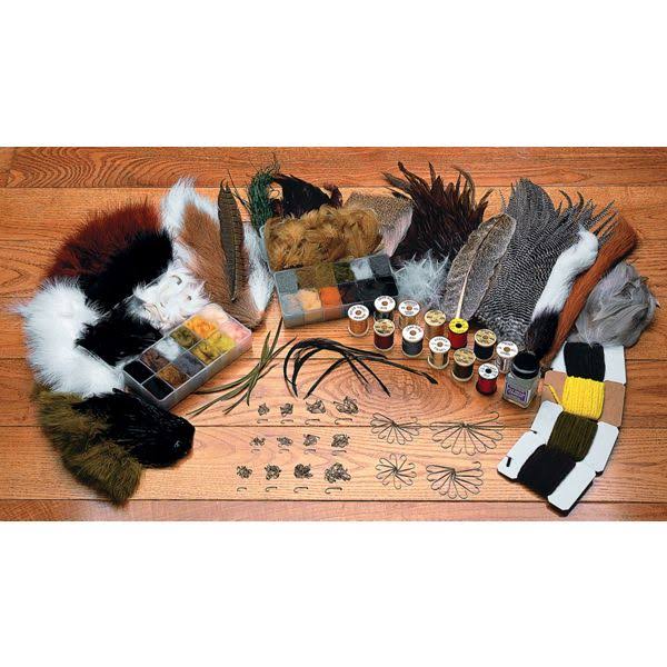 Chartreuse Fly-Tying Material Kit B3536