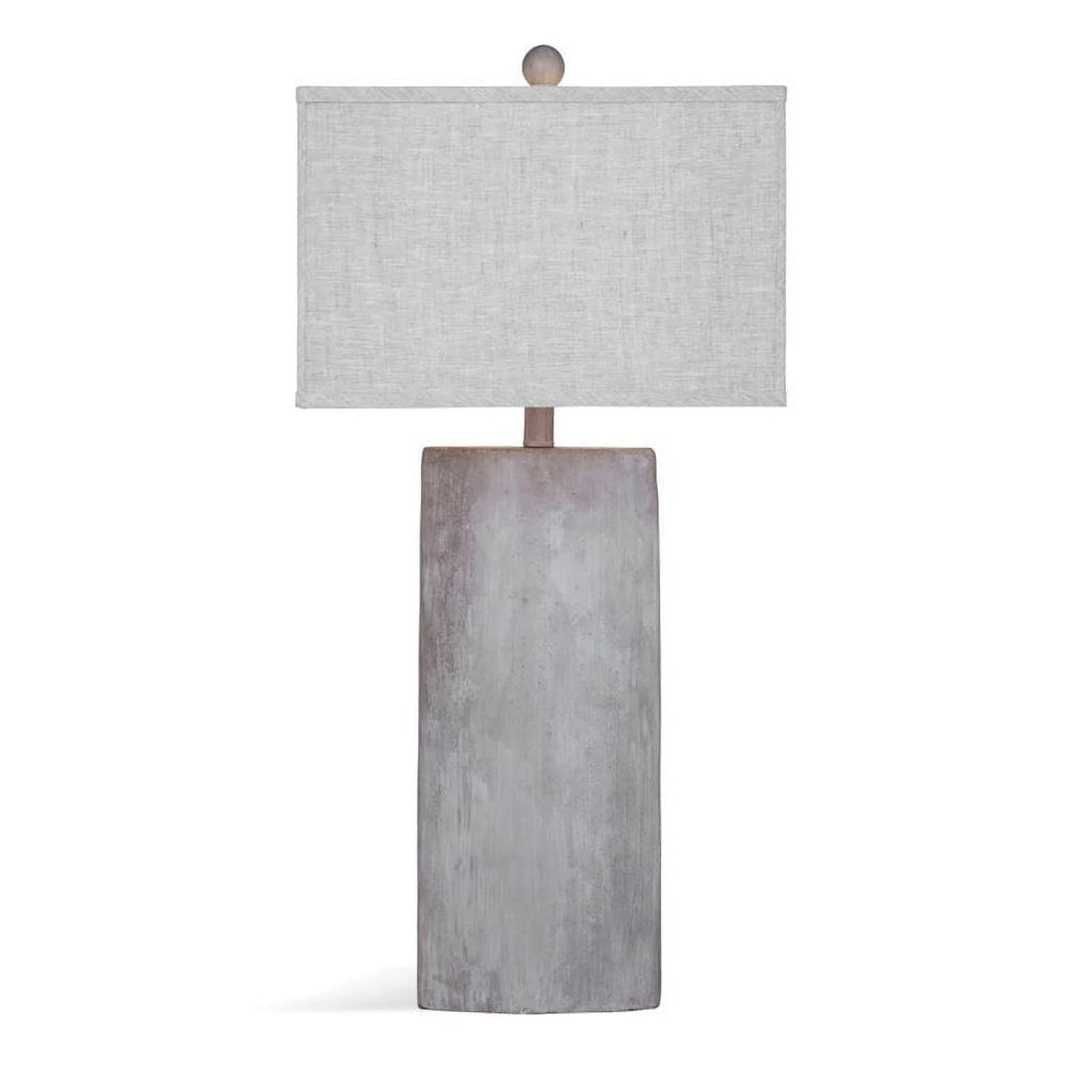 Cement Stone Table Lamp in Gray C468