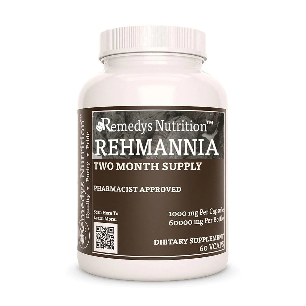 Rehmannia Root Extract Powder 1,000 mg 60 Capsules O185006