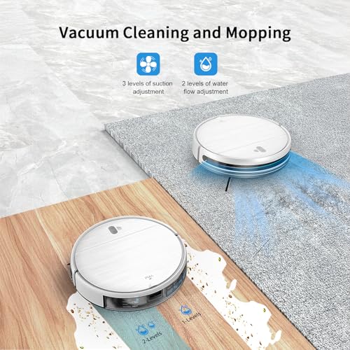 Robot Vacuum and Mop Combo, 2 in 1 Robotic Vacuum I295542